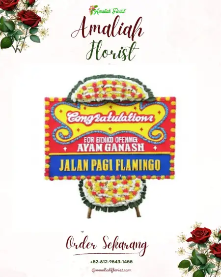 Sewa Papan Bunga Badur